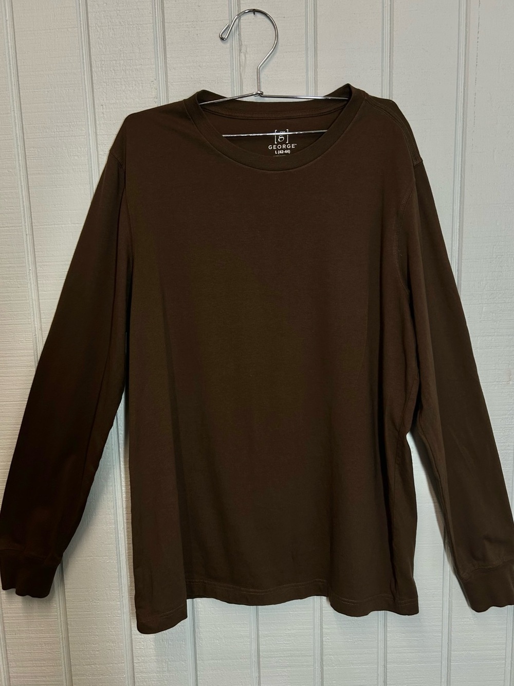 George Classic Crew Neck Tee - Brown